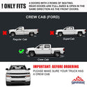 6'' Running Boards Compatible with 1999-2016 Ford F-250/350/450/550HD SuperDuty Crew Cab