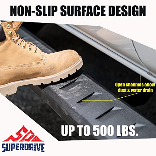 6'' Running Boards Compatible with 1999-2016 Ford F-250/350/450/550HD SuperDuty SuperCab