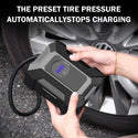 12V Portable Digital Air Tire Pump Inflator Air Compressor