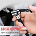 12V Portable Digital Air Tire Pump Inflator Air Compressor