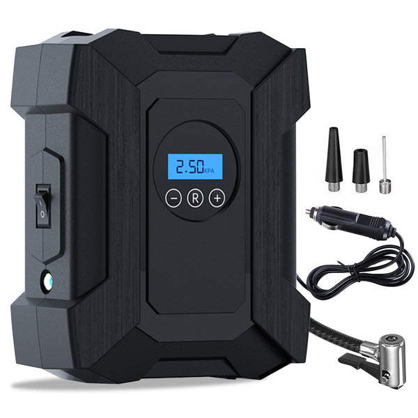 12V Portable Digital Air Tire Pump Inflator Air Compressor