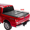 5.2 Feet Quad Fold Hard Truck Bed Tonneau Cover Fits 2015-2018 Chevy Colorado