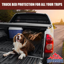 8 Feet Quad Fold Hard Truck Bed Tonneau Cover Fits 2015-2022 Ford F150